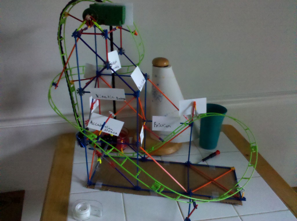 knex vertical viper coaster