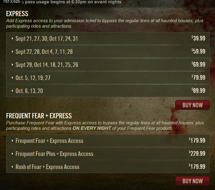 Halloween Horror Nights 2025 Ticket Prices Meryl Suellen