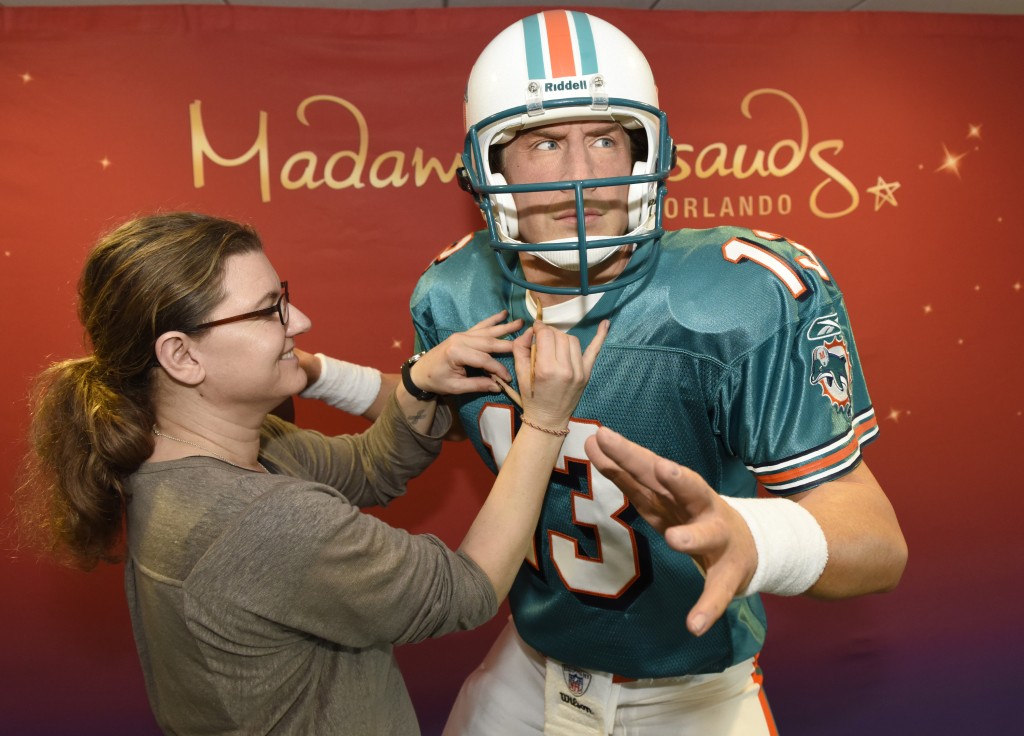 Petra van der Meer, Madame Tussauds,  works on the Dan Marino figure