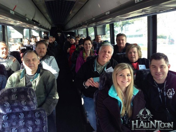 hauntcon 2015 bus filled