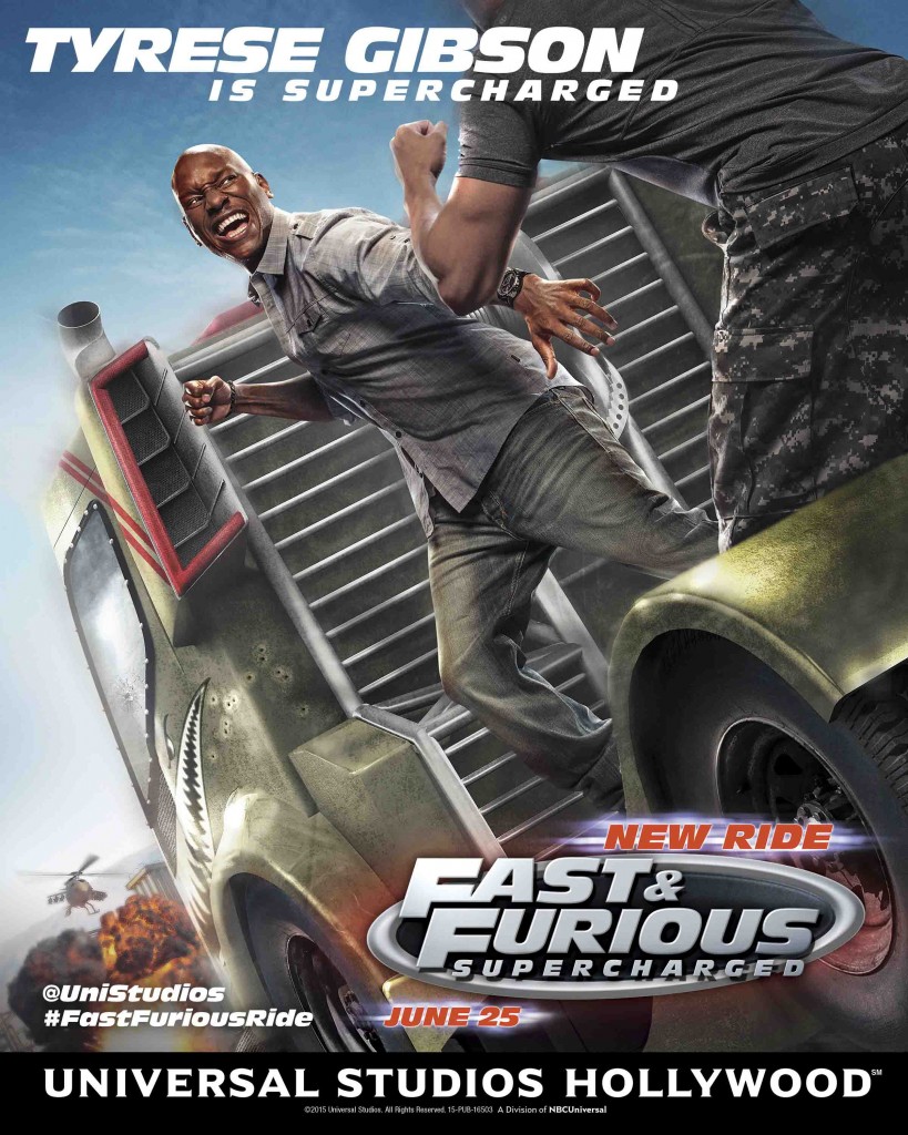 Fast Furious-Supercharged Tyrese poster art