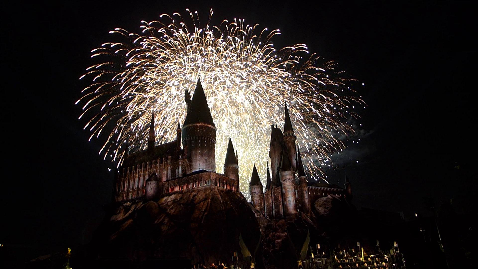 Behind The Thrills Stars shine, and Hogwarts erupts as the Wizarding