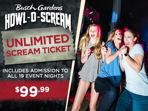 Busch Gardens offering discounts on Howl-O-Scream tickets