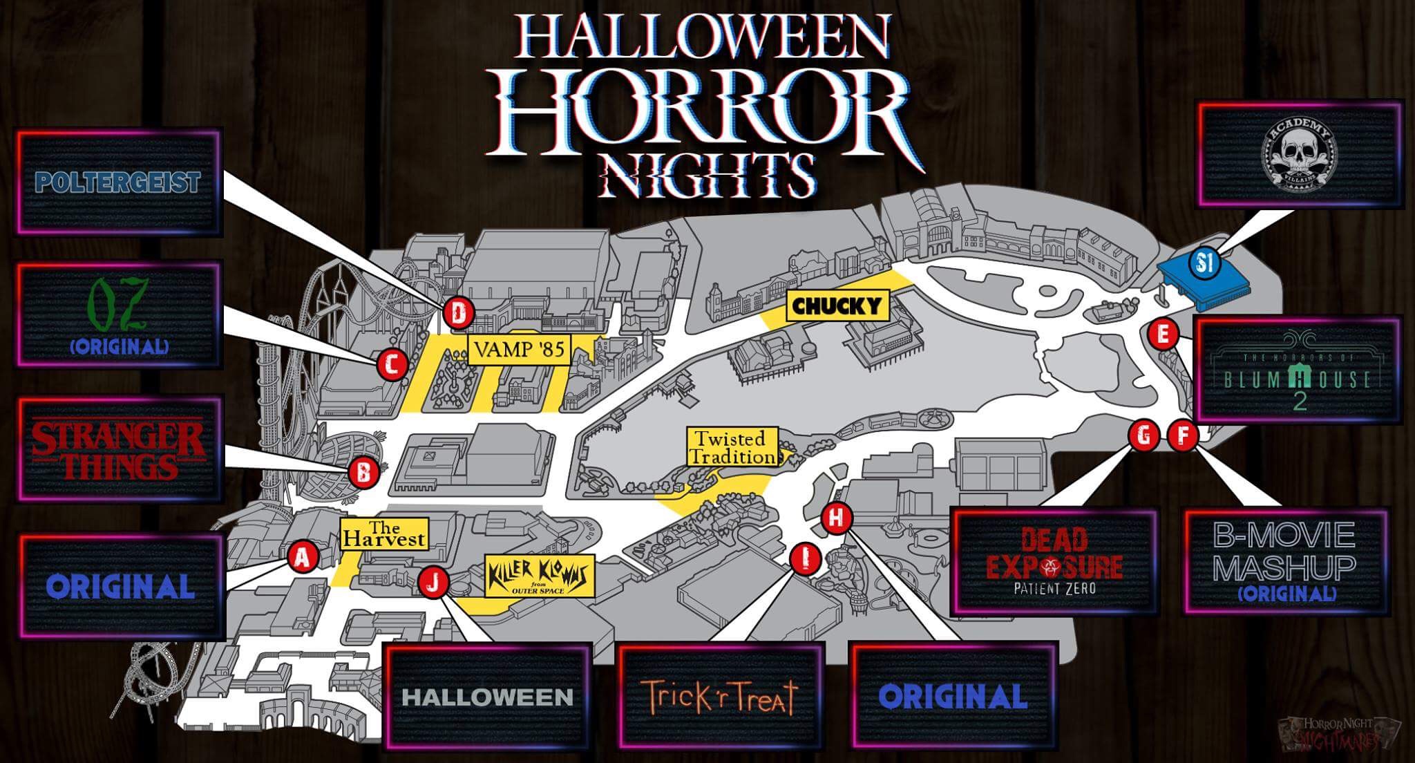 Behind The Thrills HHN 28New Rumors point to an 80’s video bonanza