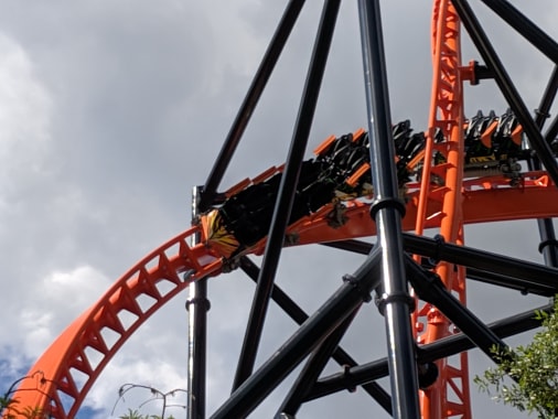 Behind The Thrills Tigris testing while Gwazi parts arrive at