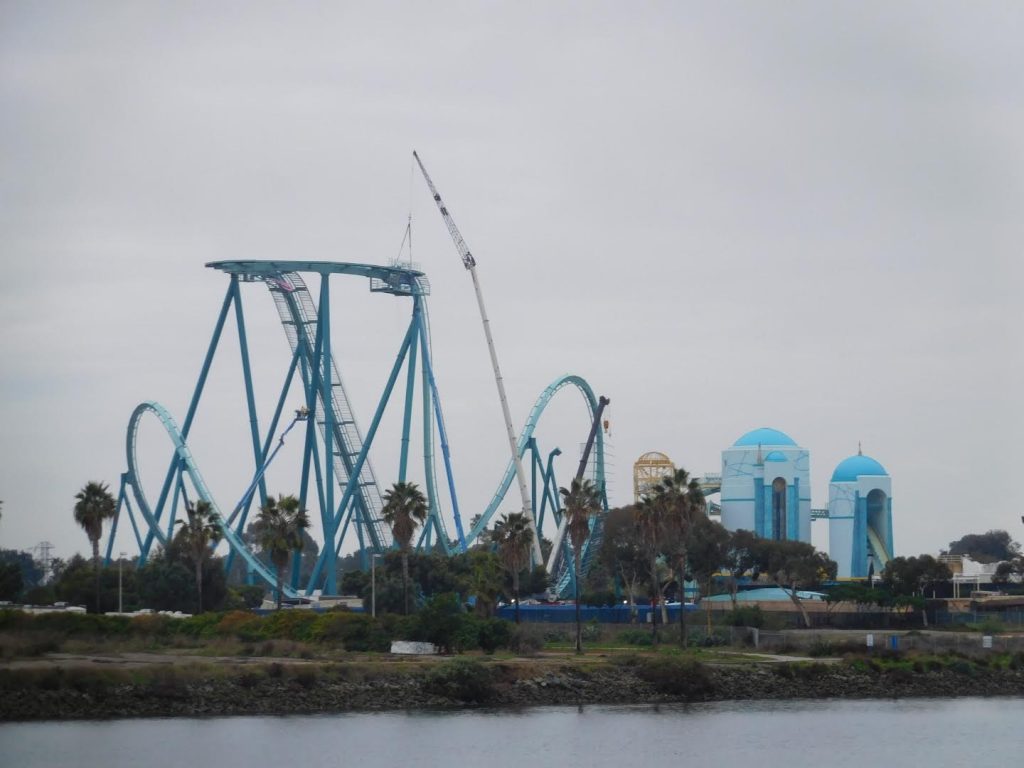 Behind The Thrills Emperor Dive Coaster Rises Above SeaWorld San