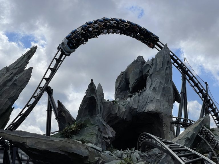 Behind The Thrills | Jurassic World Velocicoaster, Review & Element-by ...