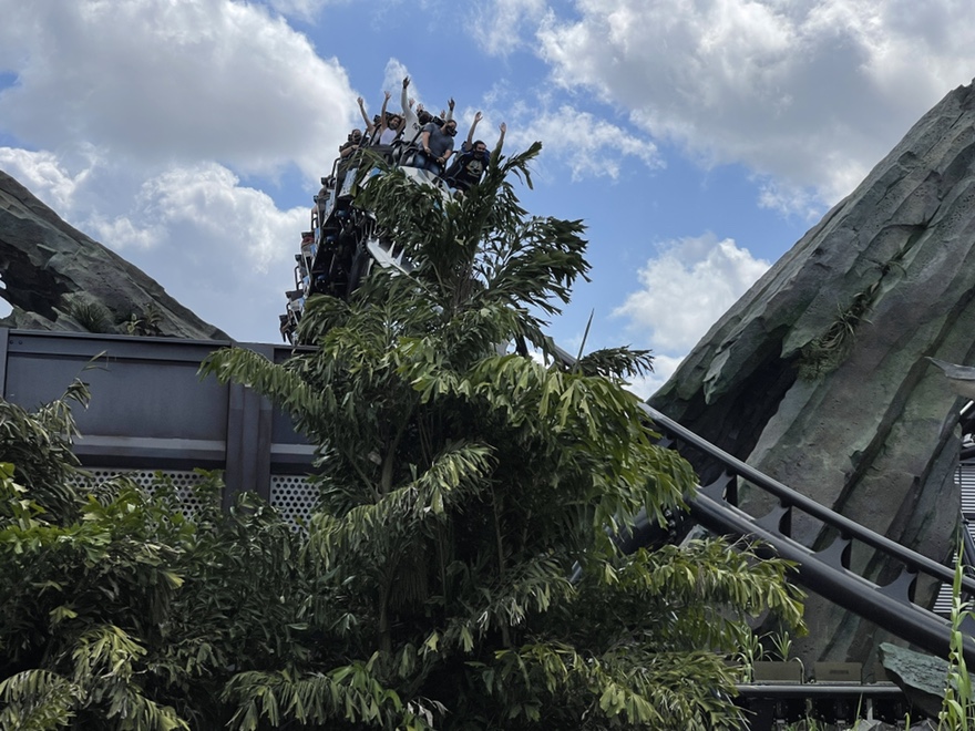 Twisted Airhill on the Velocicoaster, Universal Studios Orlando Islands of Adventure