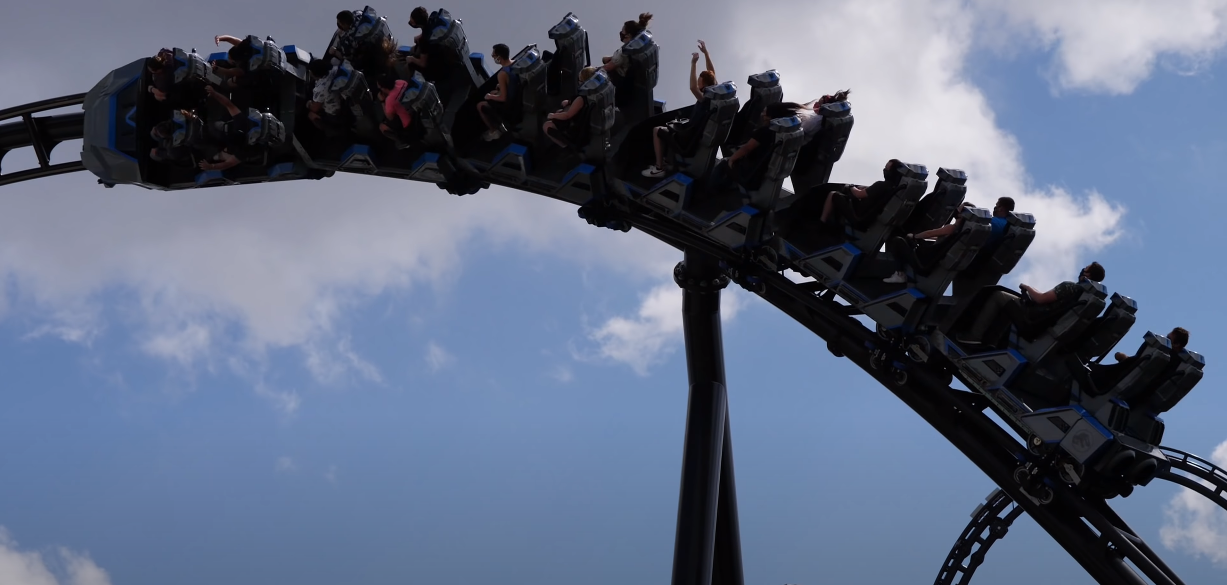 Behind The Thrills | Jurassic World Velocicoaster, Review & Element-by ...