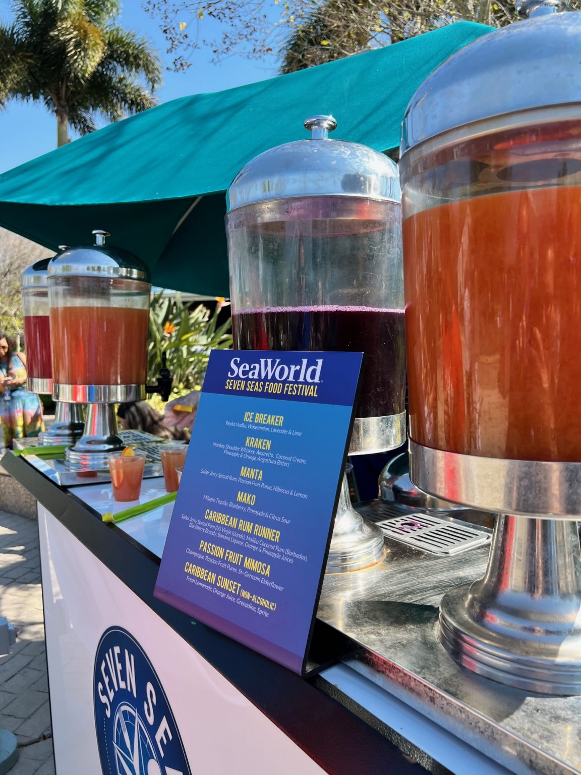 Behind The Thrills Menu Seven Seas Food Festival Guide, SeaWorld