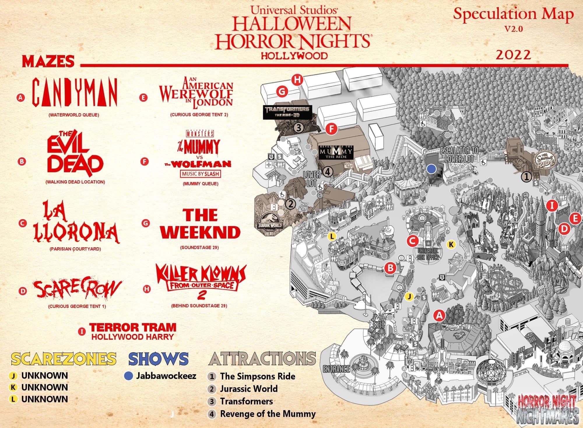 Behind The Thrills Halloween Horror Nights Rumor Wrap Up and first